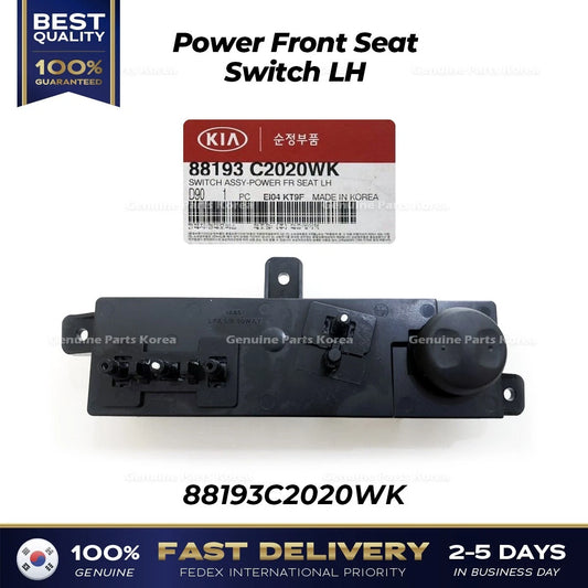 ⭐Genuine⭐ Power Front Seat Switch LH 88193C2020WK for Kia Sportage