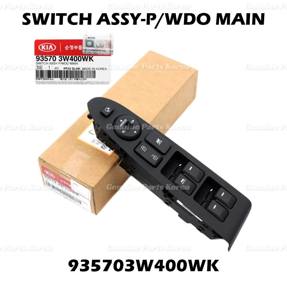 Genuine Main Power Window Switch 935703W400WK for Kia Sportage 2011-2017