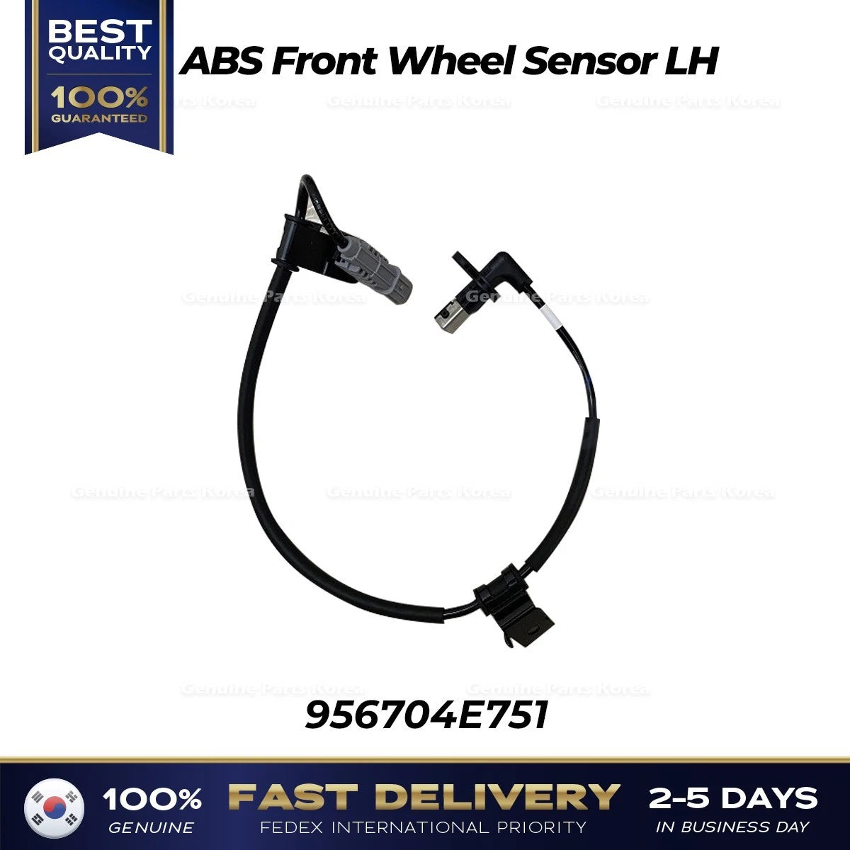 ⭐Genuine⭐ ABS Front Wheel Sensor LH 956704E751 for Kia Bongo III