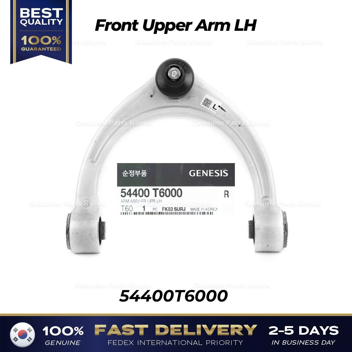 Genuine Front Upper Arm LH 54400T6000 for Hyundai Genesis GV80