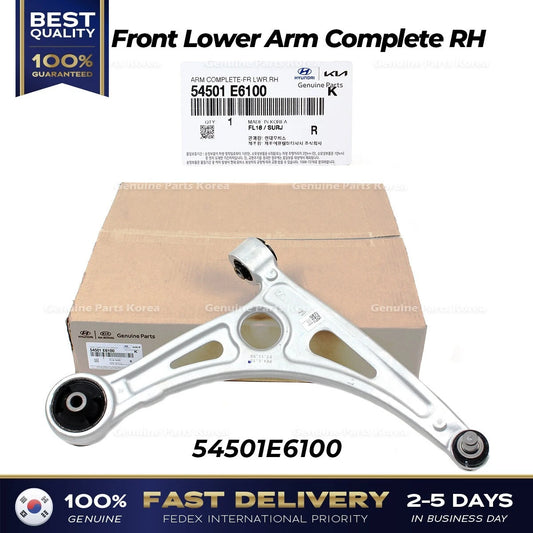 ⭐Genuine⭐ Front Lower Arm Complete RH 54501E6100 for Hyundai Sonata Kia Optima
