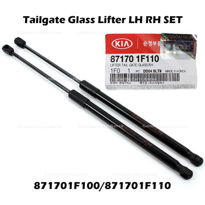 Genuine Tailgate Glass Lifter LH RH SET 871701F100 871701F110 for Kia Sportage