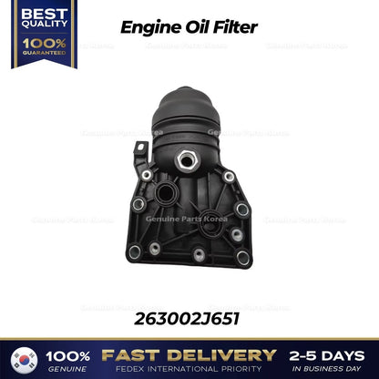 Genuine Engine Oil Filter 263002J651 for Hyundai Kona Sonata Hybrid