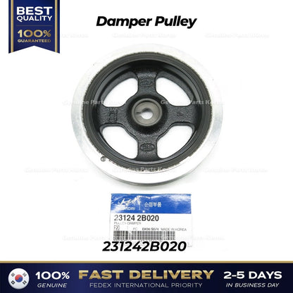 Genuine Damper Pulley 231242B020 for Hyundai Accent Veloster Kia Rio