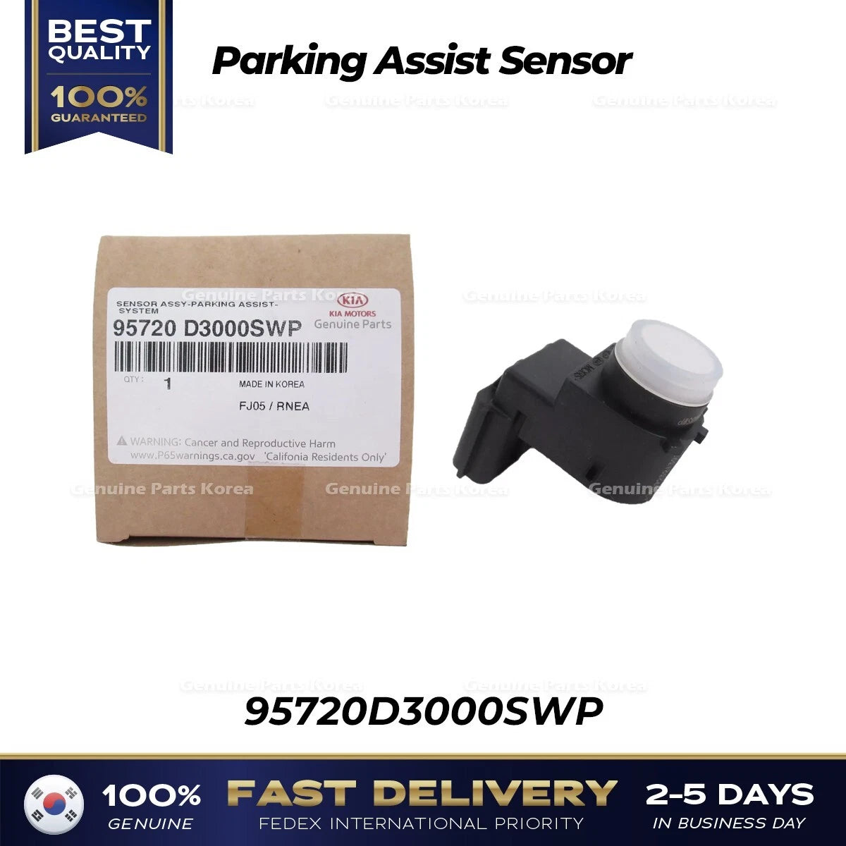 ⭐Genuine⭐ Parking Assist Sensor 95720D3000SWP for Kia Cadenza Niro Optima