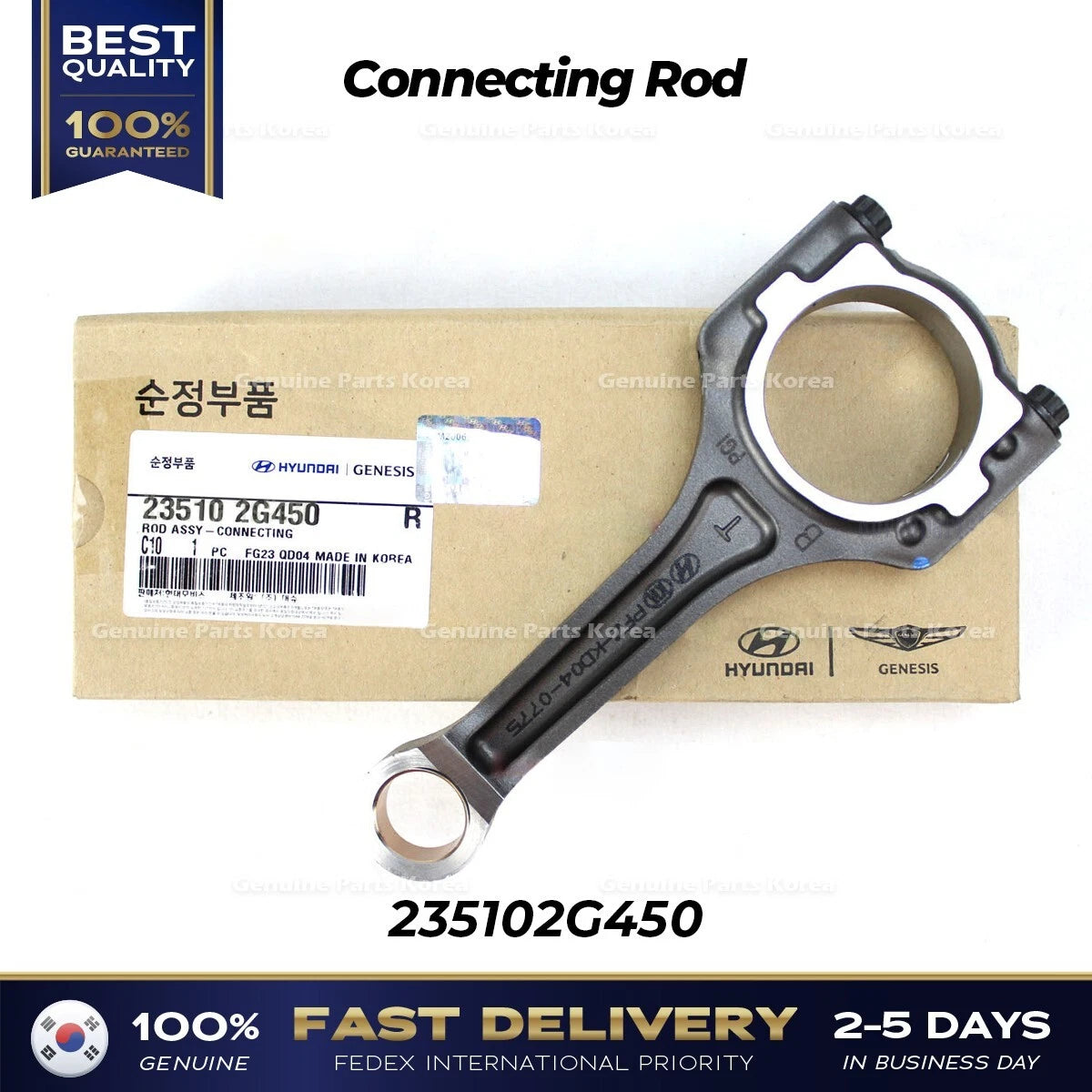 ⭐Genuine⭐ Connecting Rod 235102G450 for Hyundai Elantra N Genesis G70 Kia Optima
