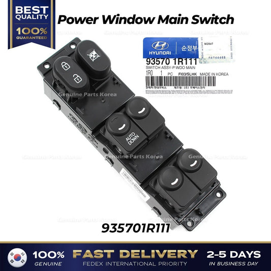 ⭐Genuine⭐ Power Window Main Switch 935701R111 for Hyundai Accent
