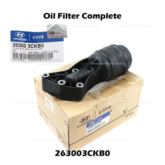 ⭐Genuine⭐ Oil Filter Complete 263003CKB0 for Hyundai Genesis