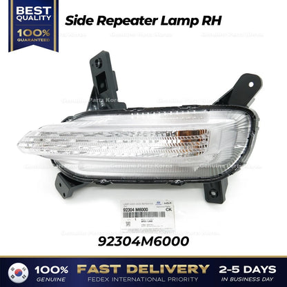 Genuine Side Repeater Lamp RH 92304M6000 for Kia Cerato Forte