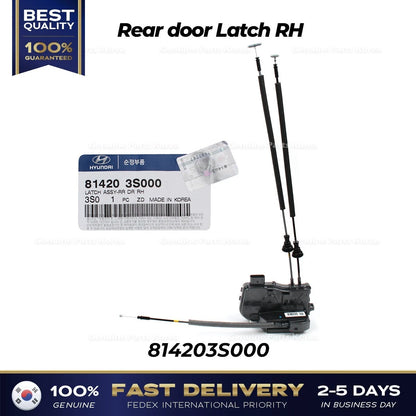 Genuine Rear door Latch RH 814203S000 for Hyundai Sonata