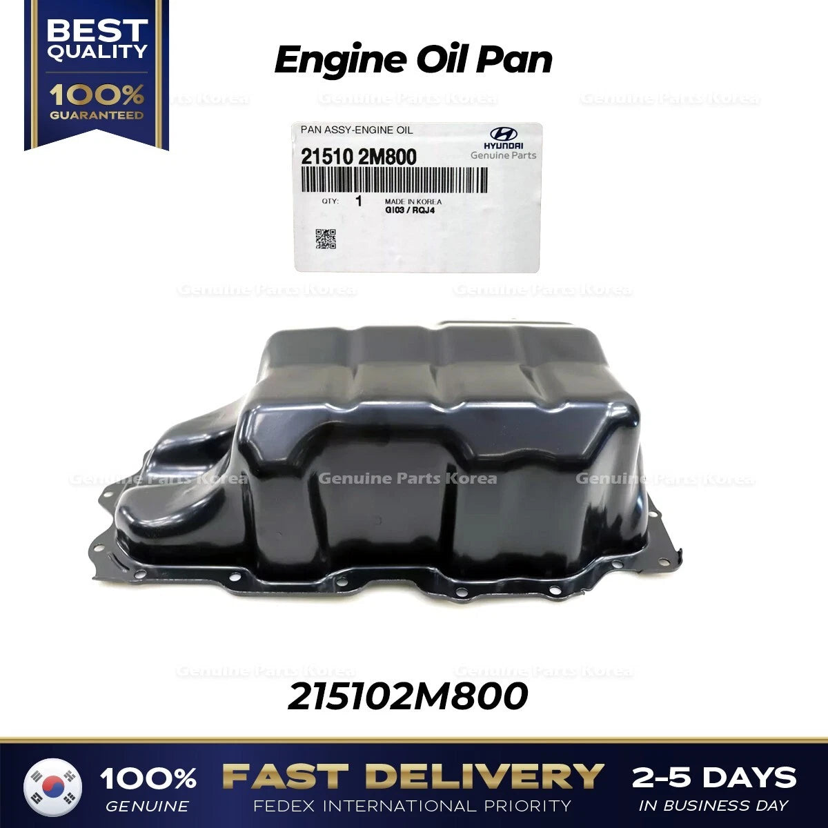 ⭐Genuine⭐ Engine Oil Pan 215102M800 for Hyundai Elantra Kia K5
