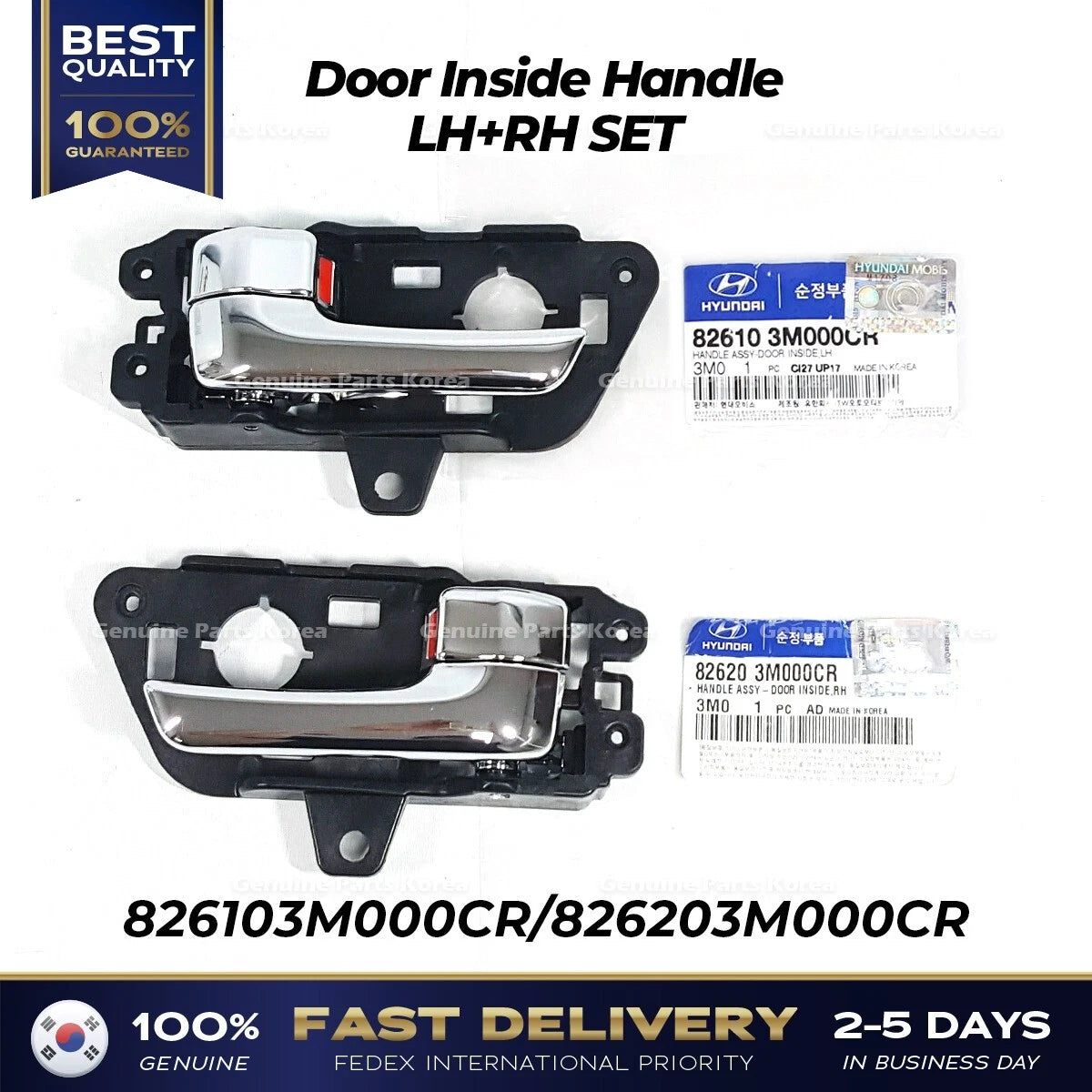 ⭐Genuine⭐ Door Inside Handle LH RH SET for Hyundai Genesis