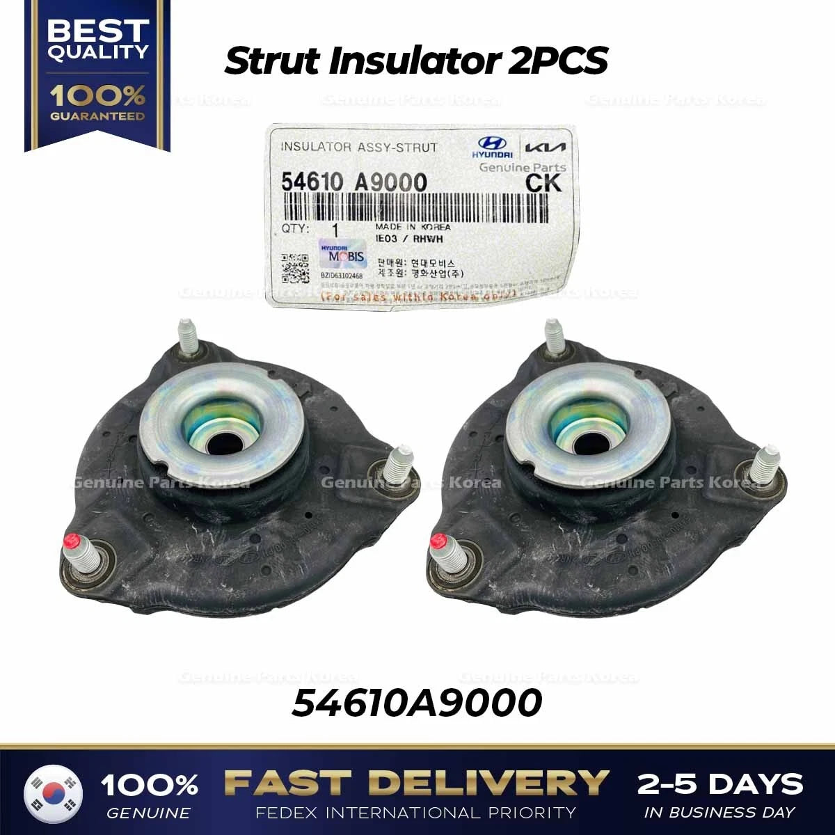 ⭐Genuine⭐ Strut Insulator 2PCS 54610A9000 for Kia Sedona