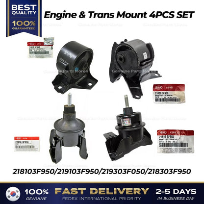 Genuine Engine & Trans Mount 4PCS SET for Kia Amanti