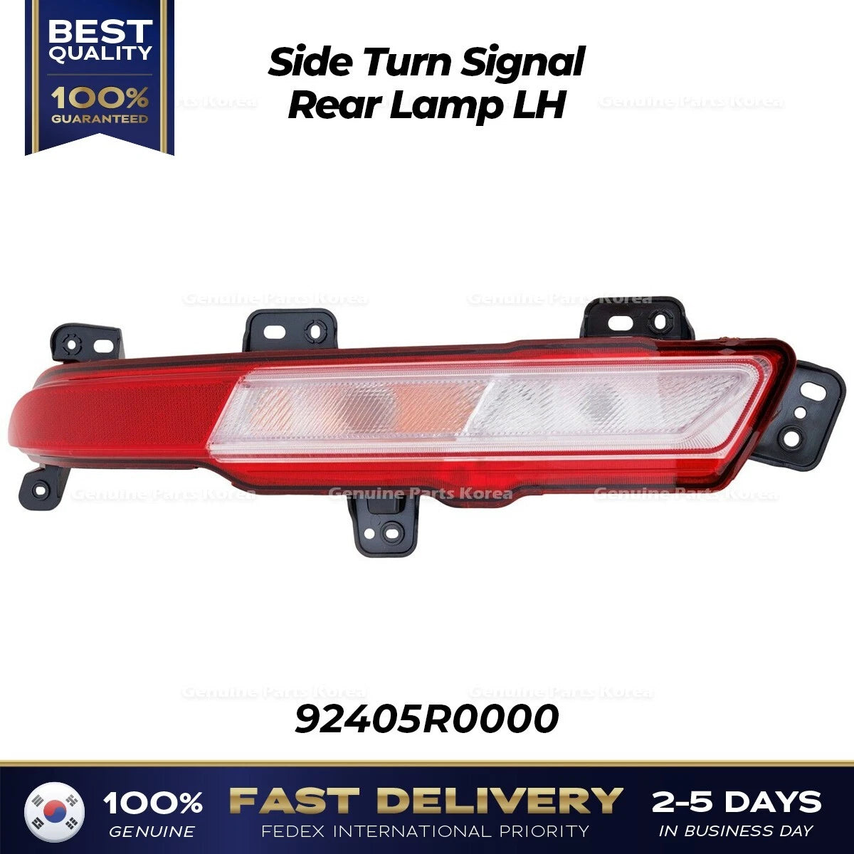 ⭐Genuine⭐ Side Turn Signal Rear Lamp LH 92405R0000 for Kia Carnival