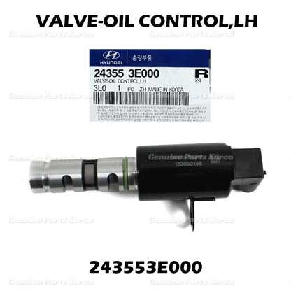 Genuine Variable Timing Solenoid Driver LH 243553E000 for Hyundai & Kia 2.7L
