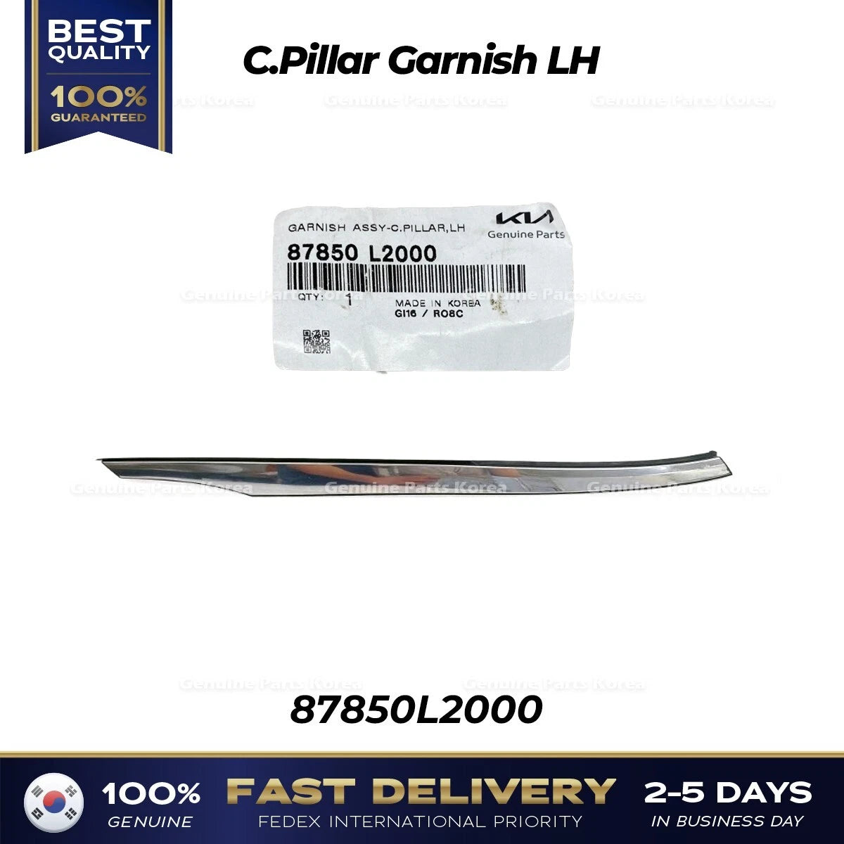 ⭐Genuine⭐ C.Pillar Garnish LH 87850L2000 for Kia K5