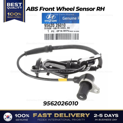Genuine ABS Front Wheel Sensor RH 9562026010 for Hyundai Santa Fe