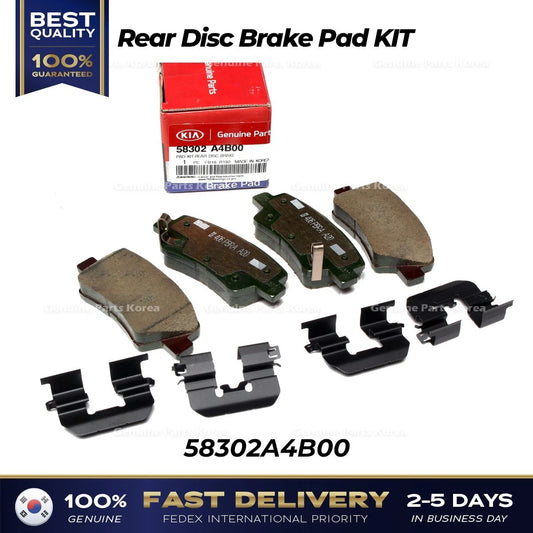 ⭐Genuine⭐ Rear Disc Brake Pad KIT 58302A4B00 for Kia Carens Rondo