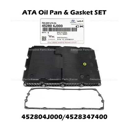 Genuine ATA Oil Pan & Gasket SET 452804J000 for Hyundai Genesis G70 G80 G90