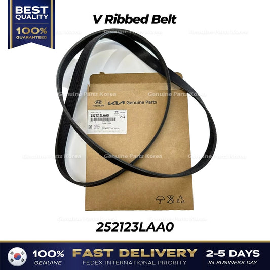 ⭐Genuine⭐ V Ribbed Belt 252123LAA0Hyundai Palisade Kia Cadenza Sedona