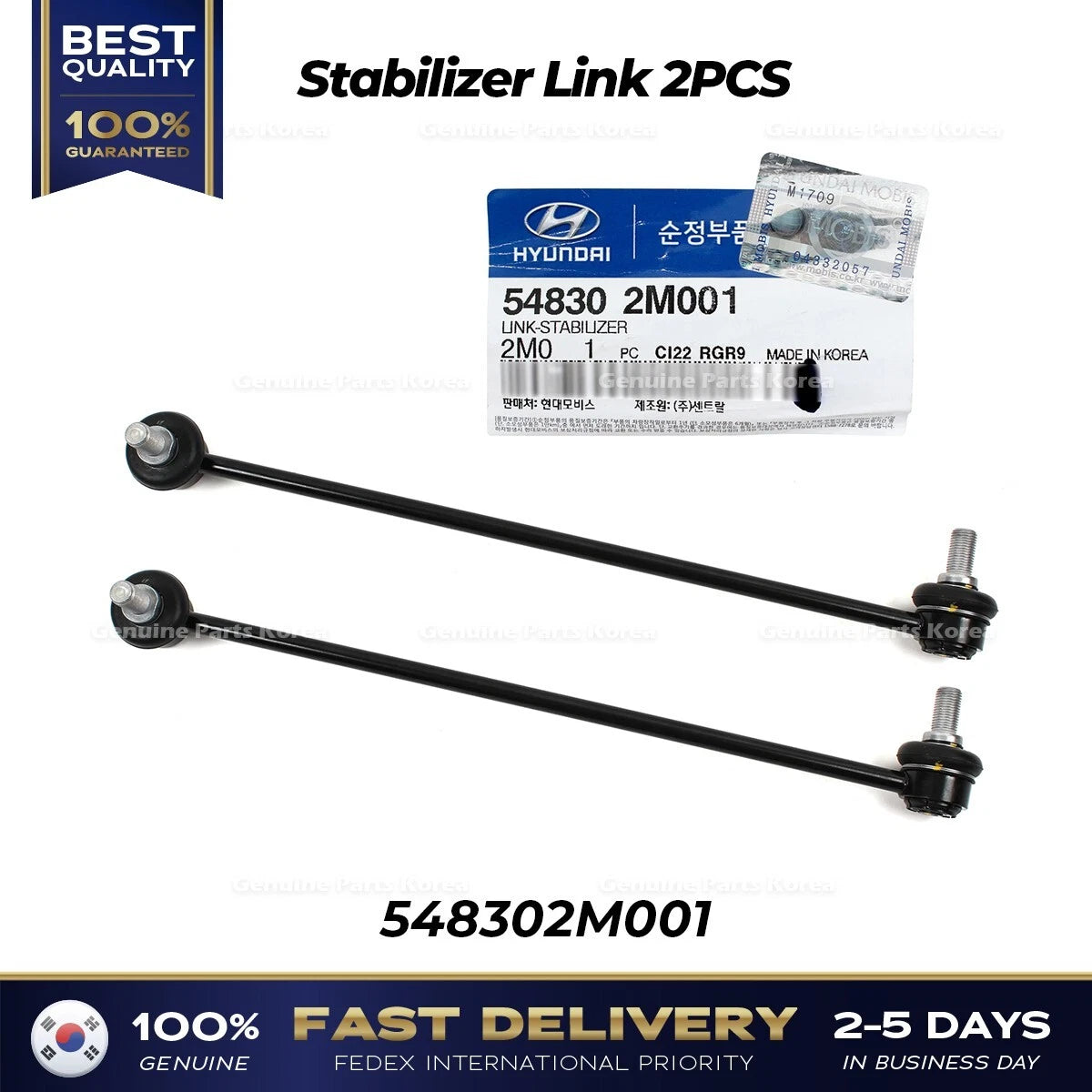 ⭐Genuine⭐ Stabilizer Link 2PCS 548302M001 for Hyundai Genesis Coupe