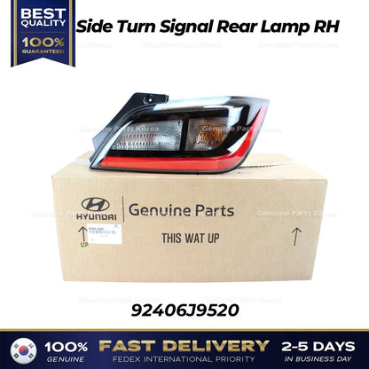 Genuine Side Turn Signal Rear Lamp RH 92406J9520 for Hyundai Kona