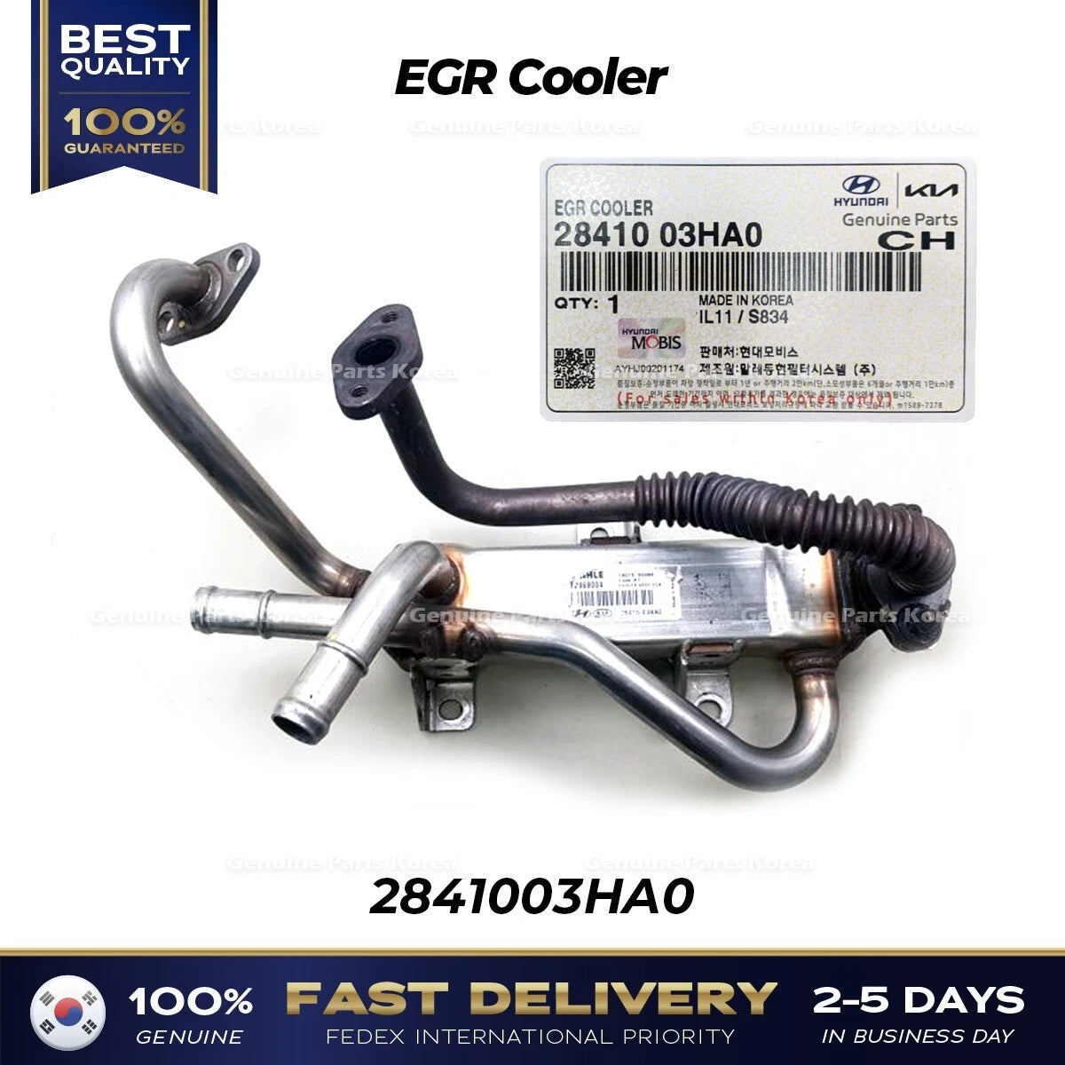 ⭐Genuine⭐ EGR Cooler 2841003HA0 for Hyundai Elantra Ioniq Kia Niro