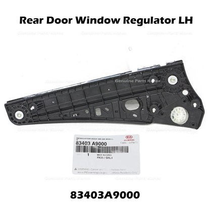 Genuine Rear Door Window Regulator LH 83403A9000 for Kia Sedona