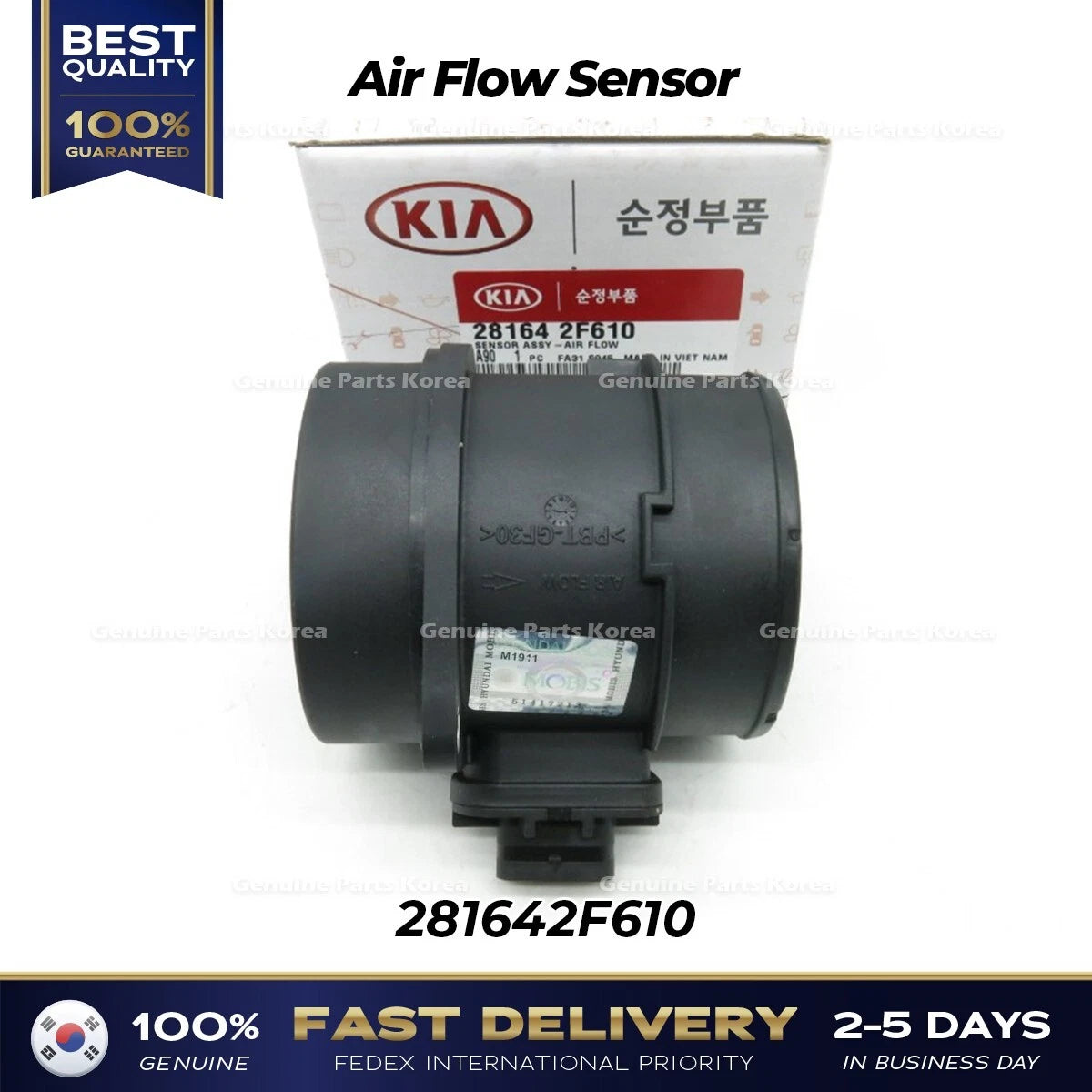 ⭐Genuine⭐ Air Flow Sensor 281642F610 for Hyundai Tuscon Kia Sorento