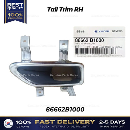 Genuine Tail Trim RH 86662B1000 for Hyundai Genesis G80