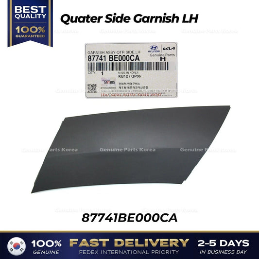 ⭐Genuine⭐ Quater Side Garnish LH 87741BE000CA for Hyundai Kona