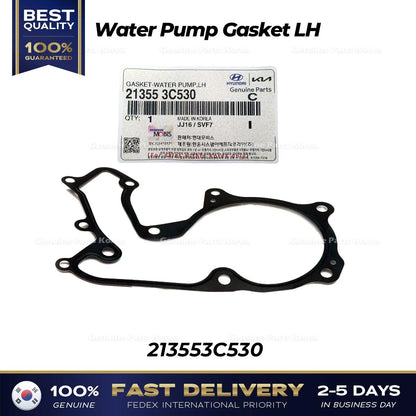 Genuine Water Pump Gasket LH 213553C530 for Hyundai Genesis Kia