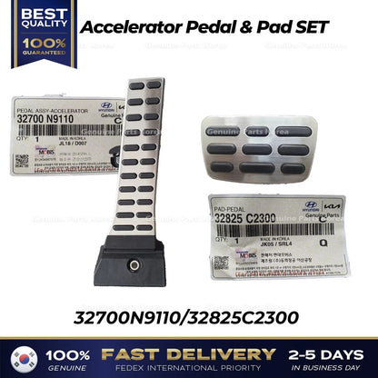 Genuine Accelerator Pedal & Pad SET 32700N9110 for Hyundai Santa Fe