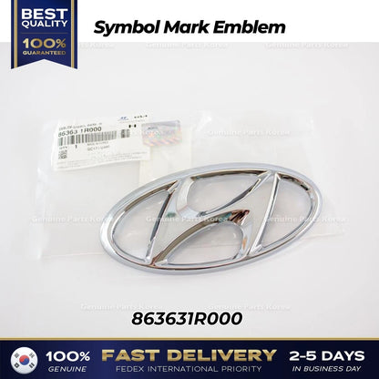 Genuine Symbol Mark Emblem 863631R000 for Hyundai Accent