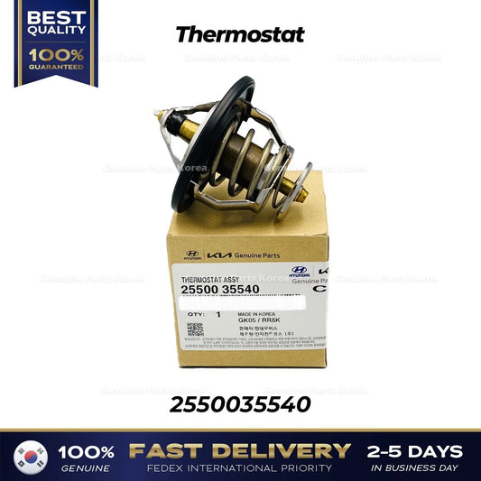⭐Genuine⭐ Thermostat 2550035540 for Hyundai Santa Fe Kia Optima
