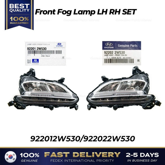 ⭐Genuine⭐ Front Fog Lamp LH RH SET for Hyundai Santa Fe