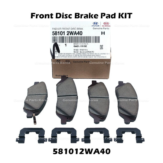⭐Genuine⭐ Front Disc Brake Pad KIT 581012WA40 for Hyundai Santa Fe