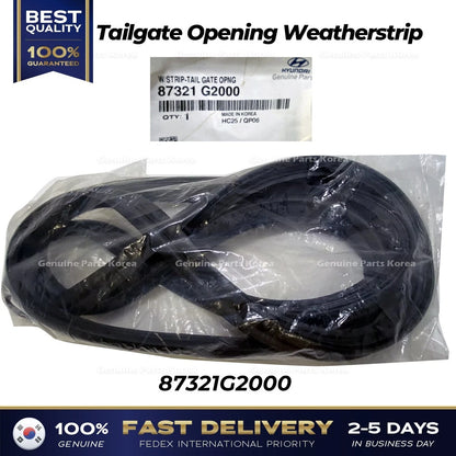 Genuine Tailgate Opening Weatherstrip 87321G2000 for Hyundai Ioniq