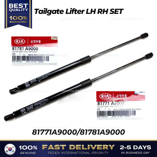 ⭐Genuine⭐ Tailgate Lifter LH RH SET 81771A9000 81781A9000 for Kia Sedona