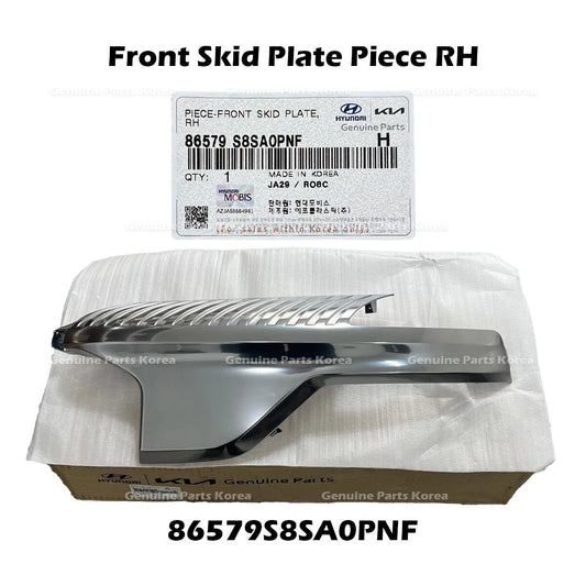 Genuine Front Skid Plate Piece RH 86579S8SA0PNF for Hyundai Palisade