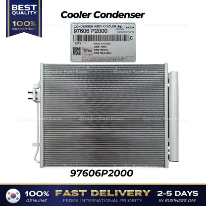 Genuine Cooler Condenser 97606P2000 for Hyundai Santa Fe Kia Sorento