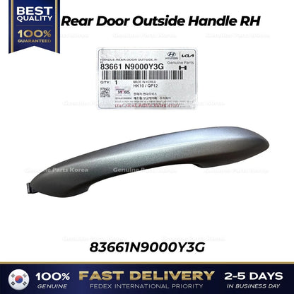 Genuine Rear Door Outside Handle RH 83661N9000Y3G for Hyundai Tucson