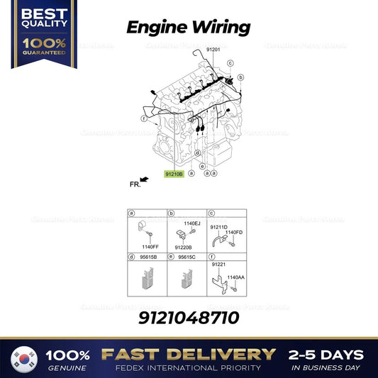 ⭐Genuine⭐ Engine Wiring 9121048710 for Hyundai E-County