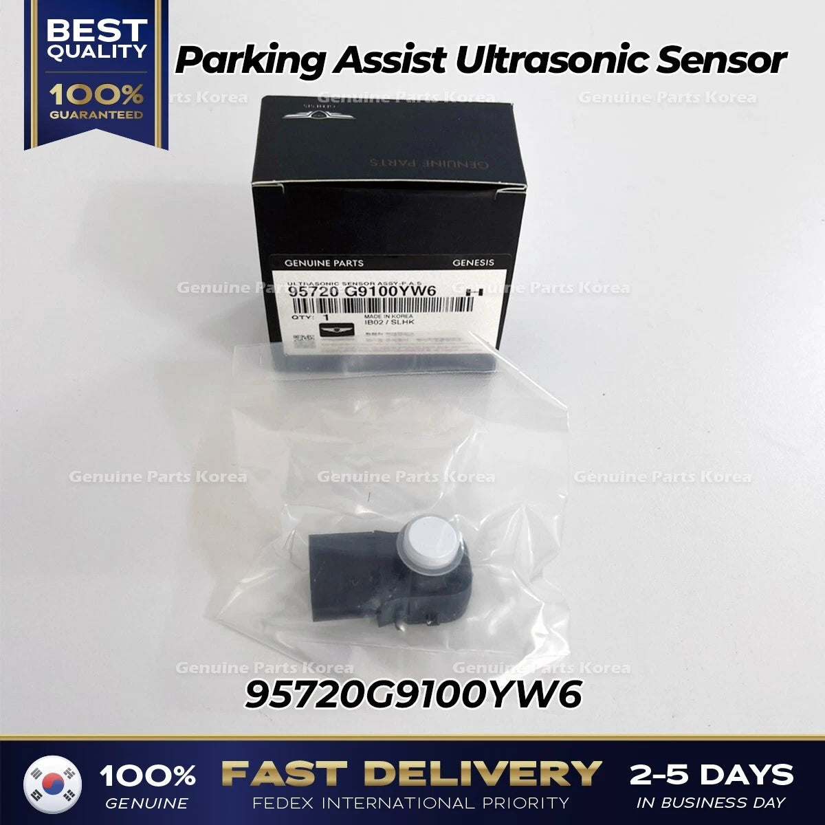 ⭐Genuine⭐ Parking Assist Ultrasonic Sensor 95720G9100YW6 for Hyundai Genesis G70