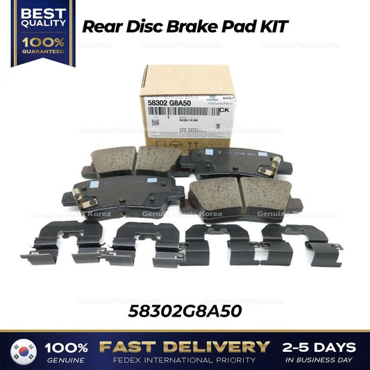 ⭐Genuine⭐ Rear Disc Brake Pad KIT 58302G8A50 for Hyundai Azera Kia Cadenza