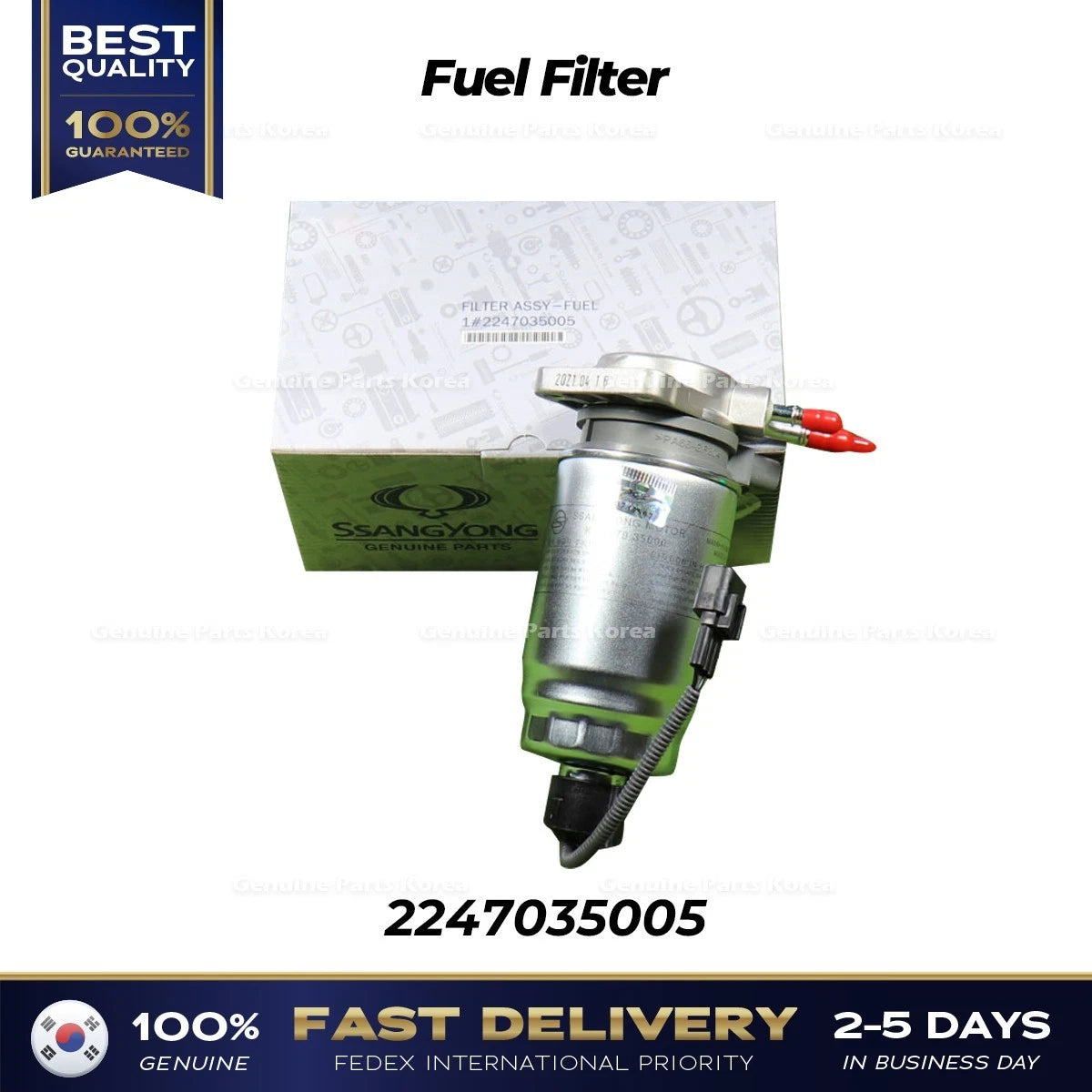 Genuine Fuel Filter 2247035005 for Ssangyong Korando 2 Tivoli