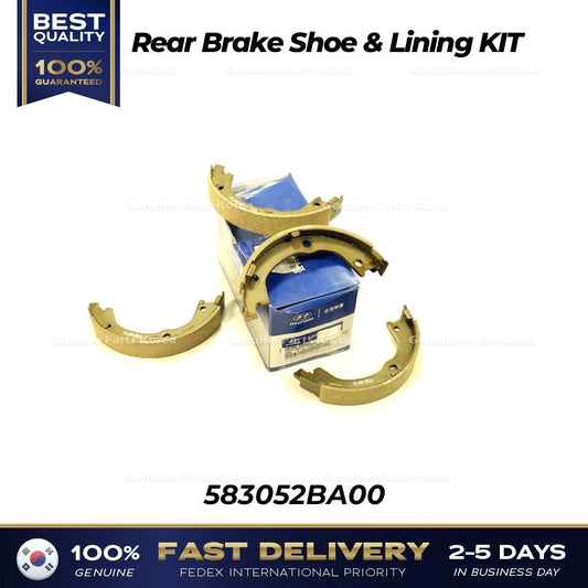 ⭐Genuine⭐ Rear Brake Shoe & Lining KIT 583052BA00 for Hyundai Santa Fe
