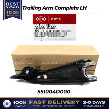 Genuine Trailing Arm Complete LH 551004D000 for Hyundai Entourage Kia Sedona