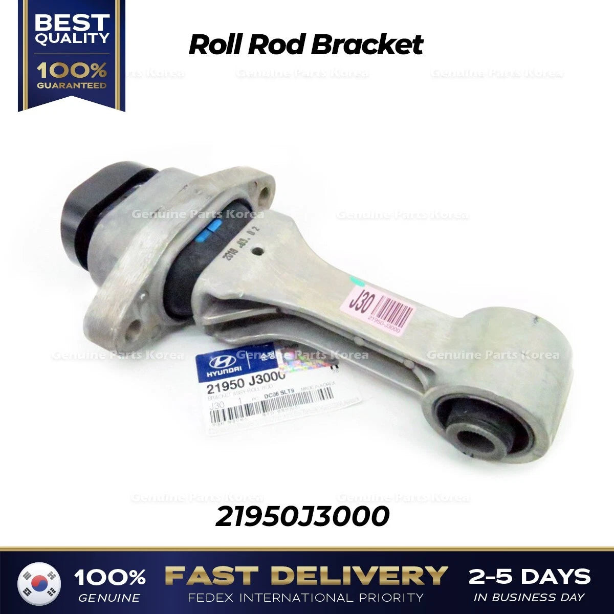 ⭐Genuine⭐ Roll Rod Bracket 21950J3000 for Hyundai Elantra Veloster